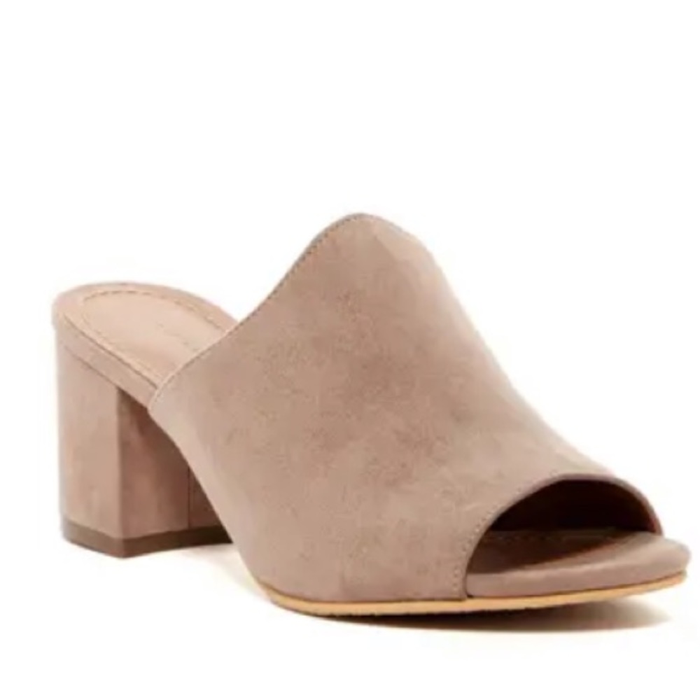 14th & Union Block Tan Heel Sandal